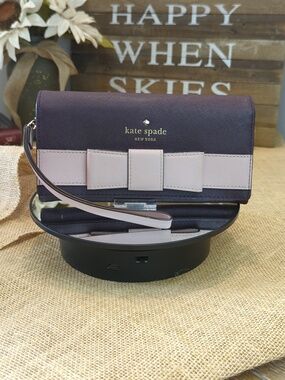 Kate Spade Bow Flap Wallet